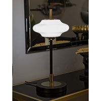 Lampada da Tavolo MF921, Bianco, Vetro, 22x22x46 cm, Seven Design