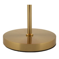 Lampada da Tavolo MF923, Arancione, Vetro, 30x16x53 cm, Seven Design