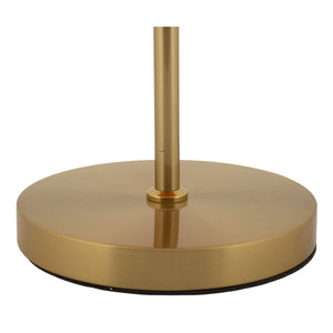 Lampada da Tavolo MF923, Arancione, Vetro, 30x16x53 cm, Seven Design