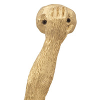 Lampada a Parete Scimmia 5, Oro, Poliestere, 32x32x64 cm, Seven Design