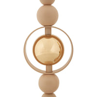 Portacandela MF928, Oro, Acciaio, 10x10x33 cm, Seven Design