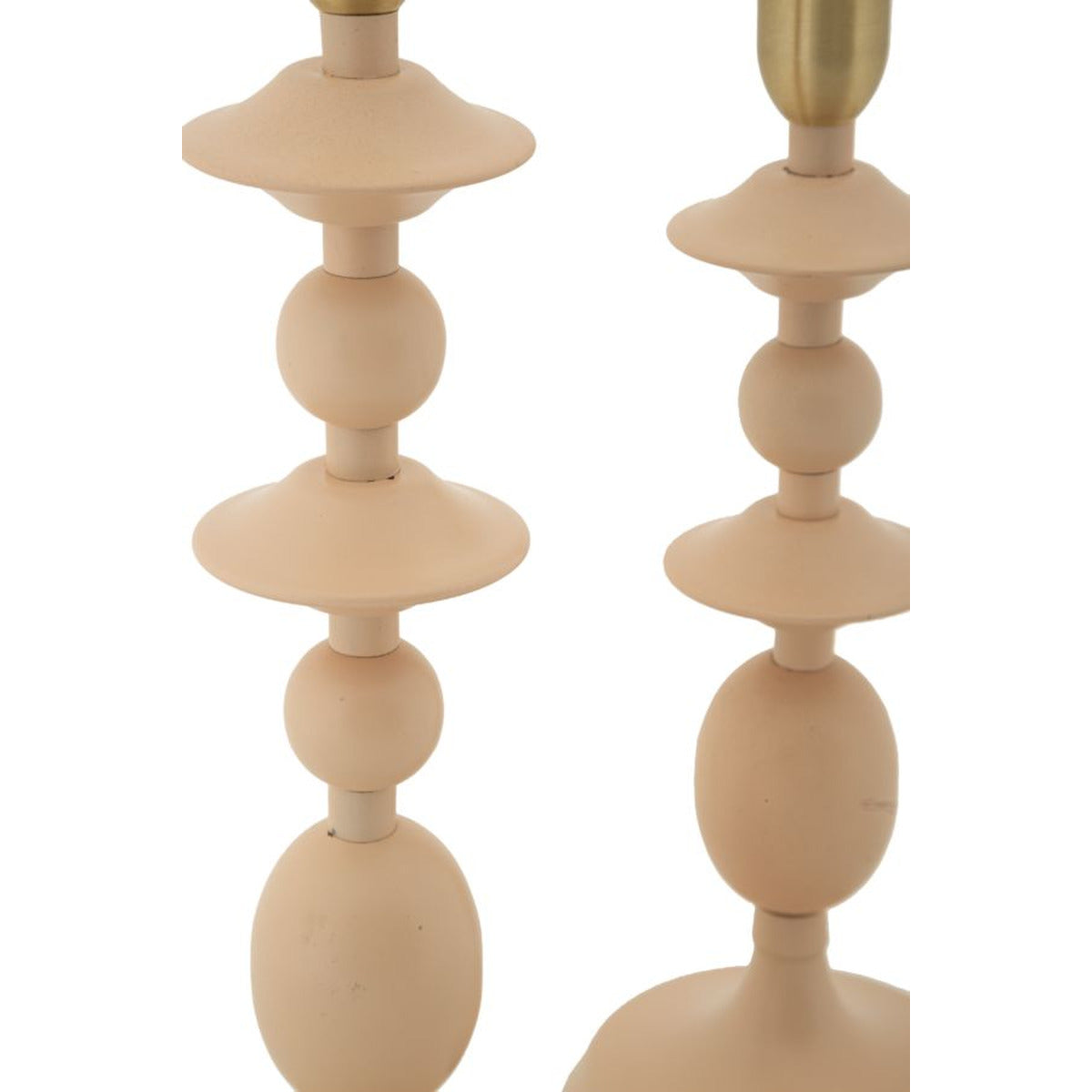 Portacandela MF934, Oro, Acciaio, 10x10x33 cm, Seven Design