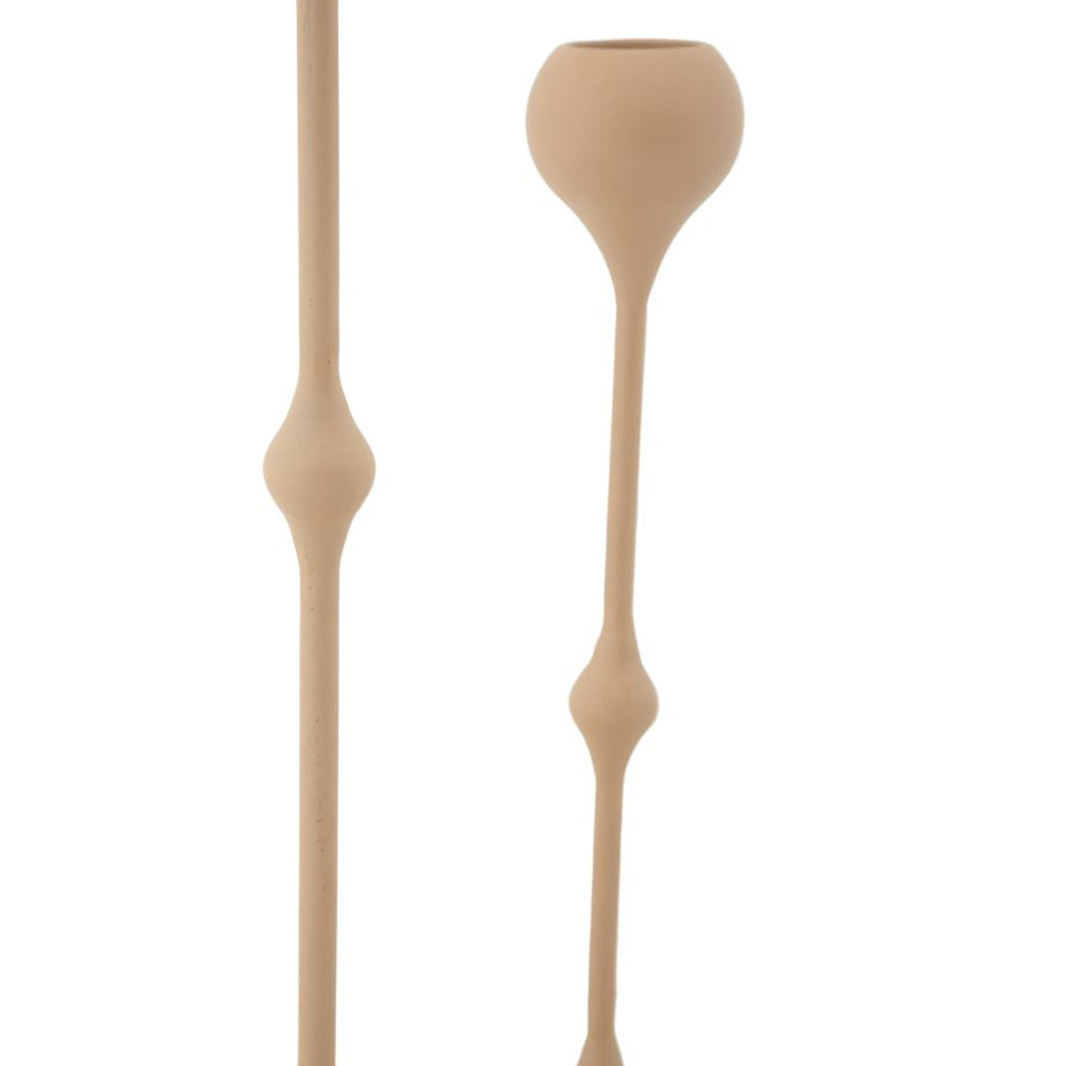 Portacandela MF940, Oro, Acciaio, 8x8x37 cm, Seven Design