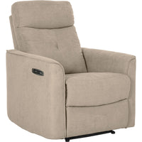 Poltrona Reclinabile Enea Plus, Tortora, Ciniglia, 79x92x102 cm, Seven Design