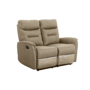 Divano Reclinabile Achille Plus, Tortora, Ciniglia, 131x96x101 cm, Seven Design