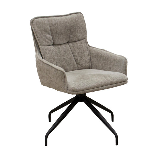 Set di 2 Sedie Ketty, Tortora, Ciniglia, 57x61x88 cm, Seven Design