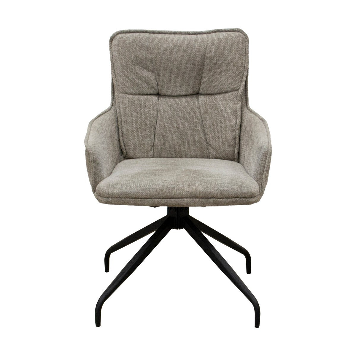 Set di 2 Sedie Ketty, Tortora, Ciniglia, 57x61x88 cm, Seven Design