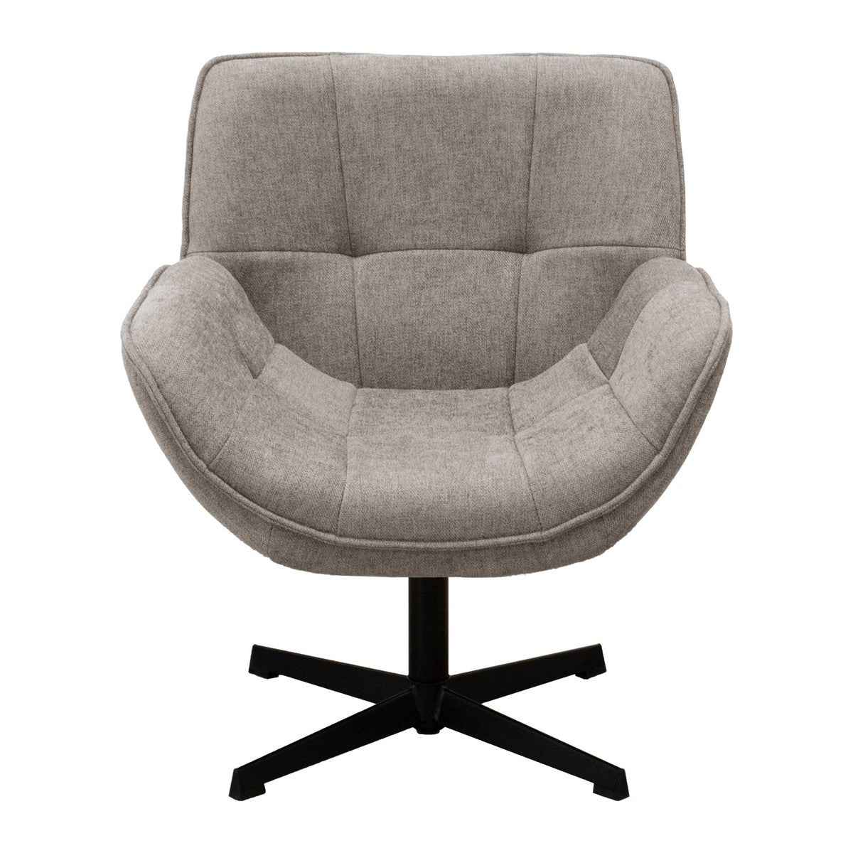 Poltrona Odette, Tortora, Tela, 72x80x82 cm, Seven Design