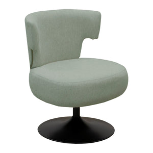 Poltrona Pauline, Verde, Tela, 67x76x76 cm, Seven Design