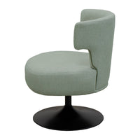 Poltrona Pauline, Verde, Tela, 67x76x76 cm, Seven Design