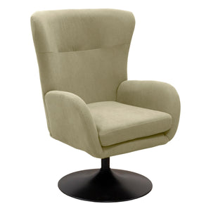 Poltrona Claire, Tortora, Velluto, 72x81x97 cm, Seven Design