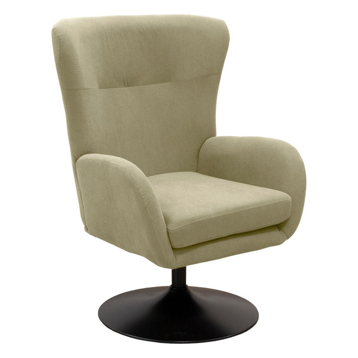 Poltrona Claire, Tortora, Velluto, 72x81x97 cm, Seven Design