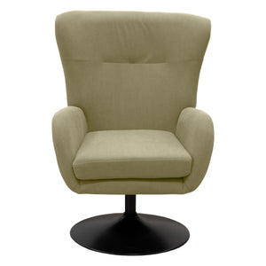 Poltrona Claire, Tortora, Velluto, 72x81x97 cm, Seven Design