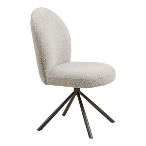 Set di 2 Sedie Lana, Bianco, Tessuto, 50x63x91,5 cm, Seven Design