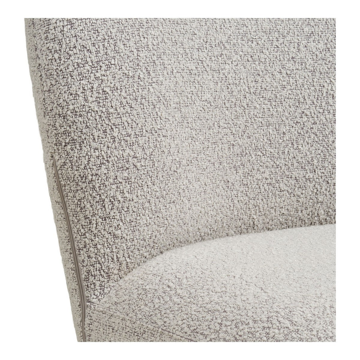 Set di 2 Sedie Lana, Bianco, Tessuto, 50x63x91,5 cm, Seven Design