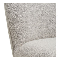 Set di 2 Sedie Lana, Bianco, Tessuto, 50x63x91,5 cm, Seven Design