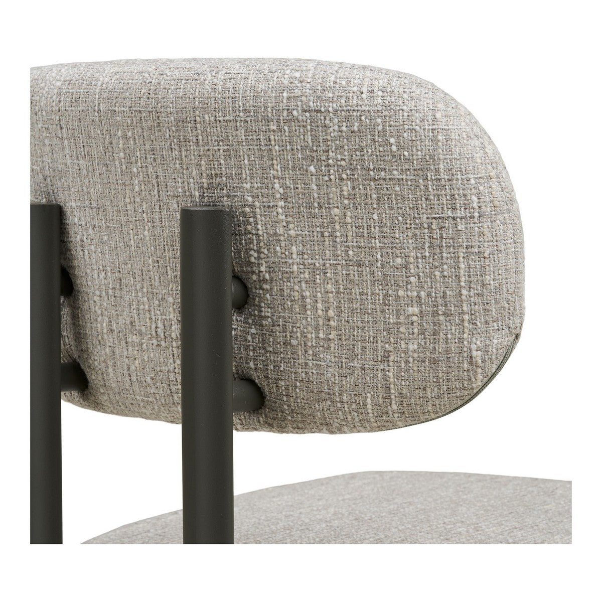 Set di 2 Sedie Royan, Bianco, Tessuto, 50x53x80,5 cm, Seven Design