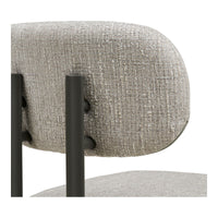 Set di 2 Sedie Royan, Bianco, Tessuto, 50x53x80,5 cm, Seven Design