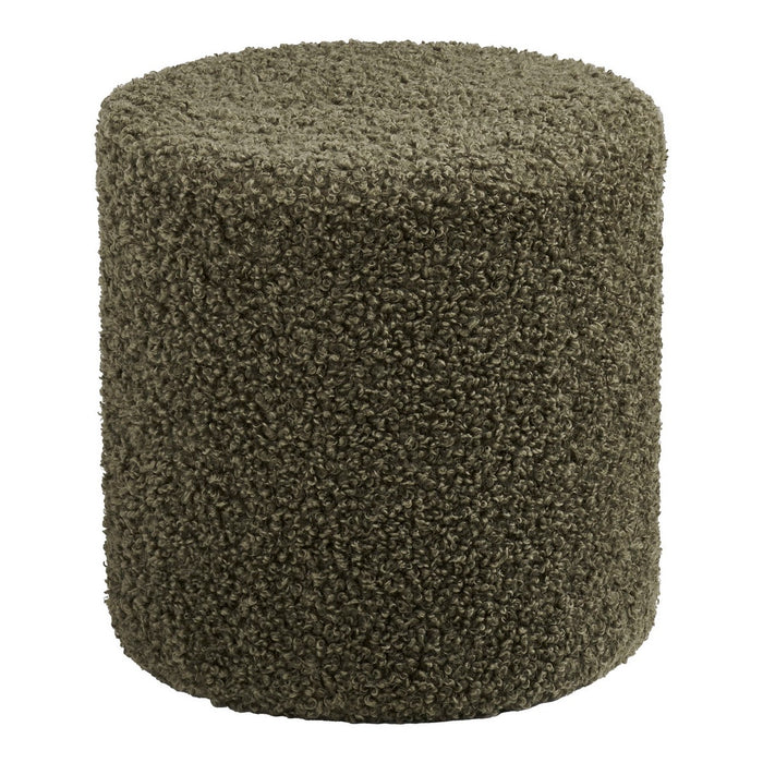 Pouf Ejby, Verde, Poliestere, 34x34x36 cm, Seven Design