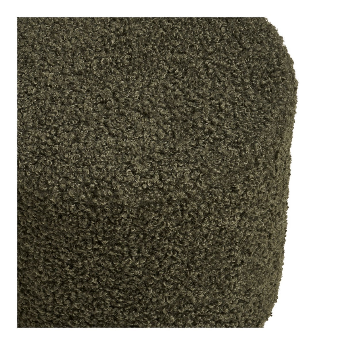 Pouf Ejby, Verde, Poliestere, 34x34x36 cm, Seven Design