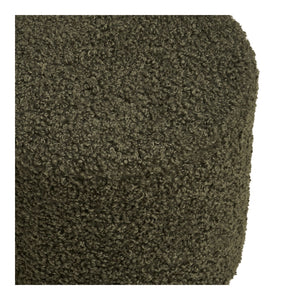 Pouf Ejby, Verde, Poliestere, 34x34x36 cm, Seven Design