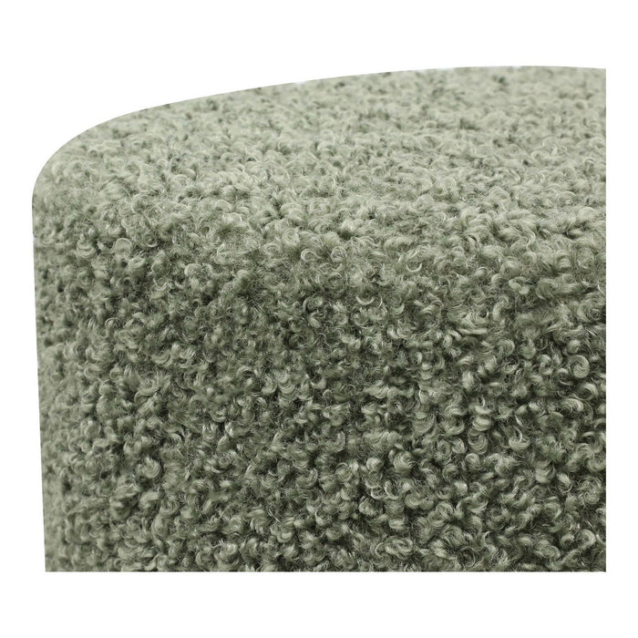 Pouf Ejby, Verde, Poliestere, 34x34x36 cm, Seven Design