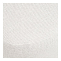Pouf Hilo, Bianco, Tessuto, 55x40x39 cm, Seven Design