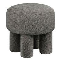Pouf Canberra, Verde, Tessuto, 43x43x43 cm, Seven Design
