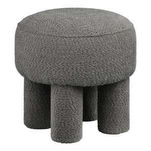 Pouf Canberra, Verde, Tessuto, 43x43x43 cm, Seven Design