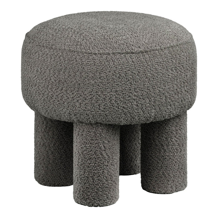 Pouf Canberra, Verde, Tessuto, 43x43x43 cm, Seven Design