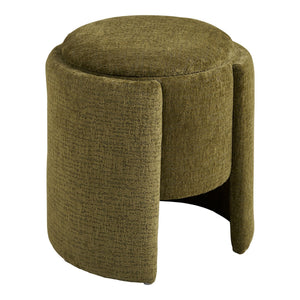 Pouf Walsdorf, Verde, Tessuto, 42x42x43,5 cm, Seven Design