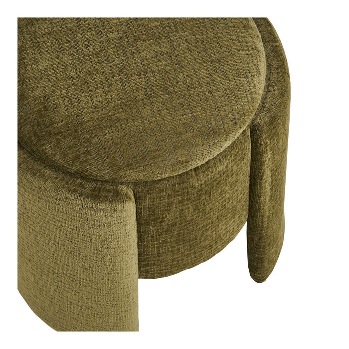 Pouf Walsdorf, Verde, Tessuto, 42x42x43,5 cm, Seven Design