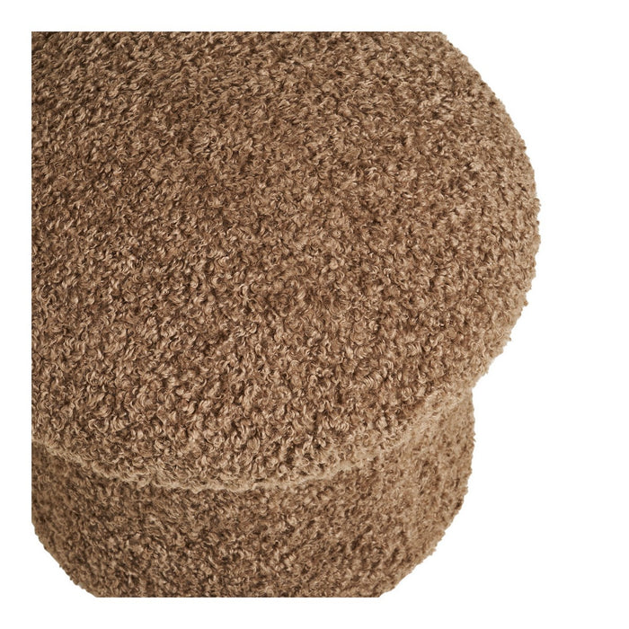 Pouf Enna, Marrone, Poliestere, 45x45x45 cm, Seven Design