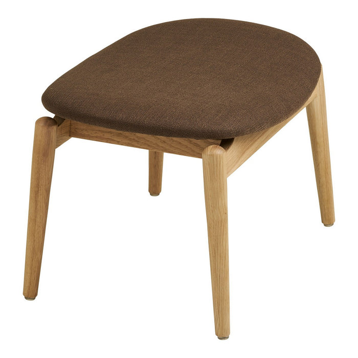 Poggiapiedi Olvera, Marrone, Poliestere, 53,5x43x38 cm, Seven Design