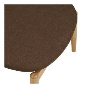 Poggiapiedi Olvera, Marrone, Poliestere, 53,5x43x38 cm, Seven Design