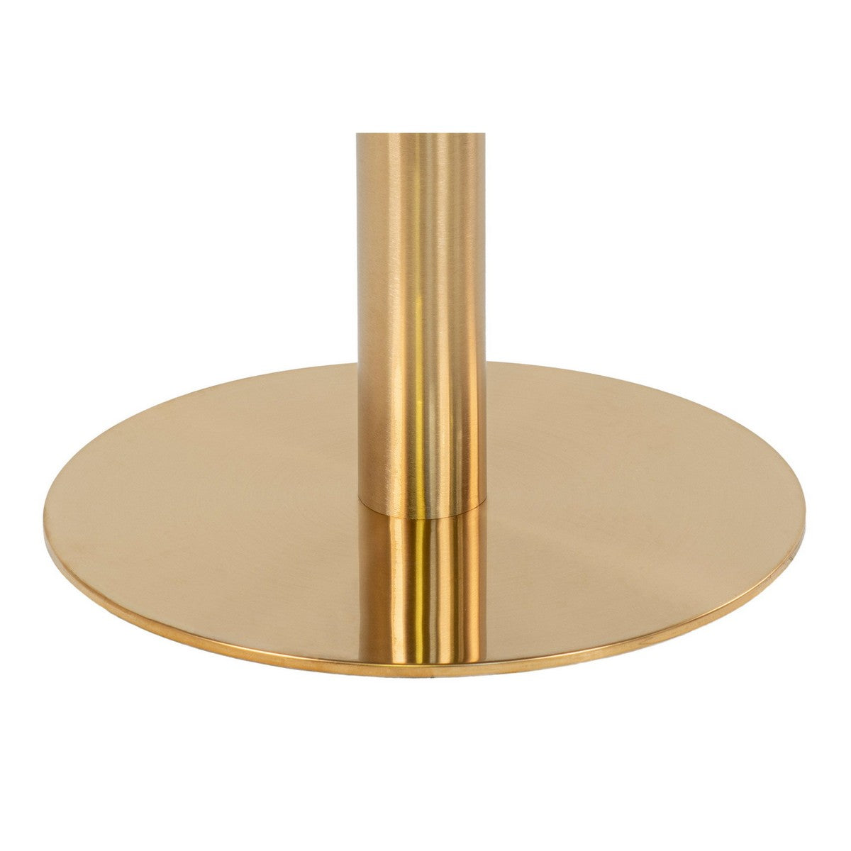 Tavolino Bolzano, Oro, Metallo, 70x70x45 cm, Seven Design