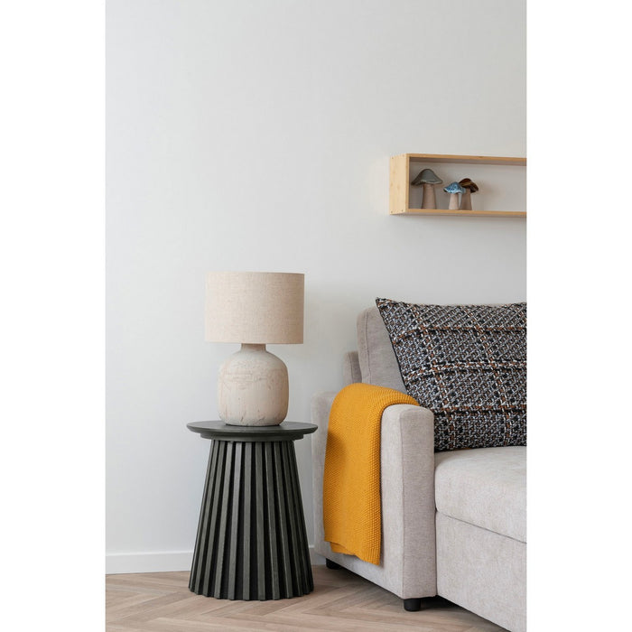 Tavolino Osaka, Nero, Legno, 40x40x50 cm, Seven Design