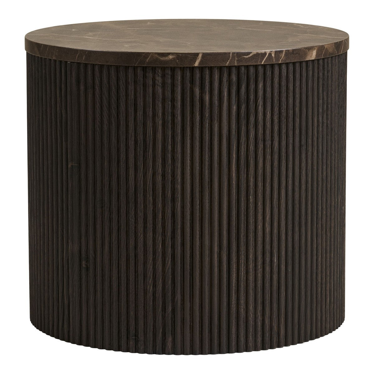 Tavolino Rota, Marrone, MDF, 45x45x40 cm, Seven Design