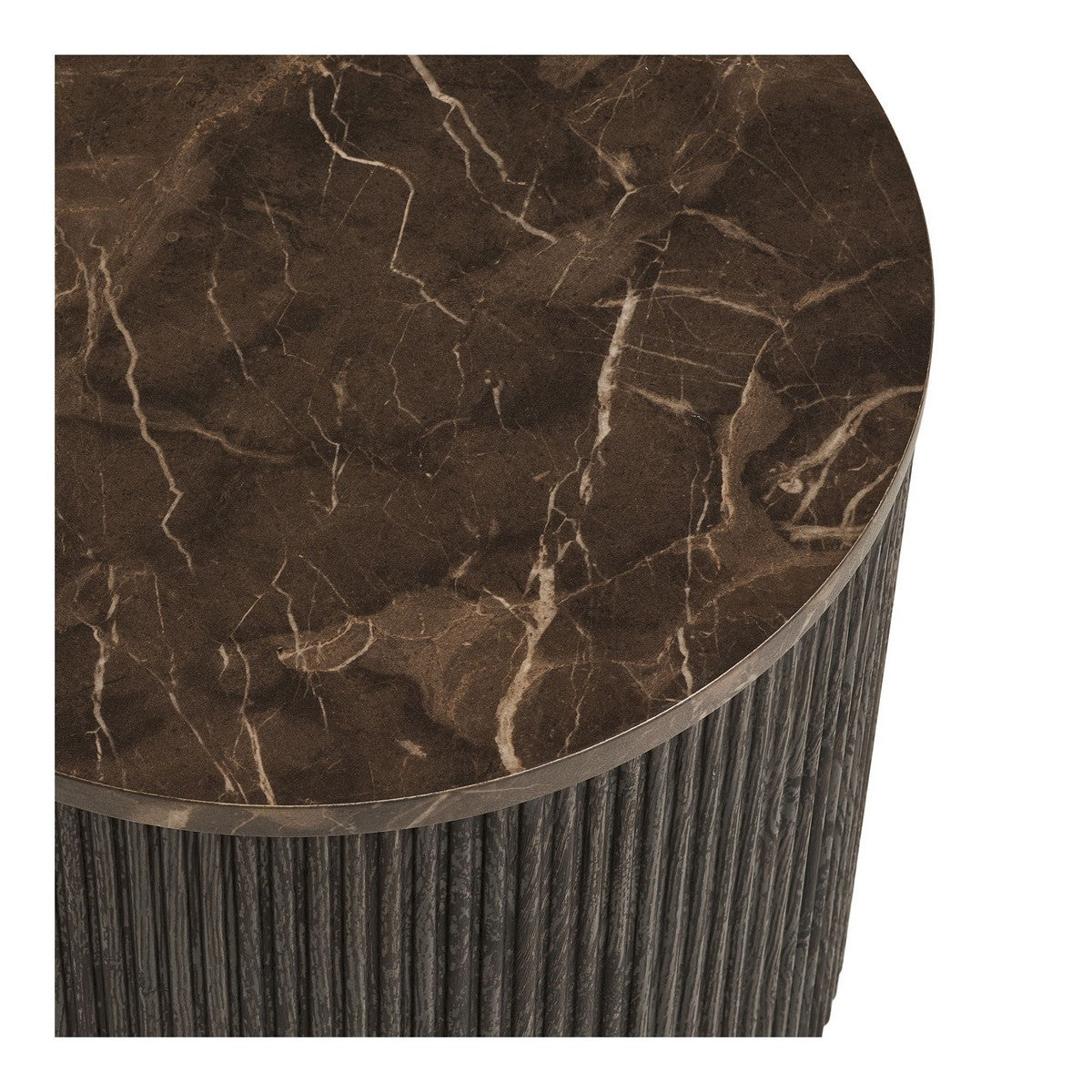 Tavolino Rota, Marrone, MDF, 45x45x40 cm, Seven Design