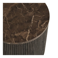 Tavolino Rota, Marrone, MDF, 45x45x40 cm, Seven Design