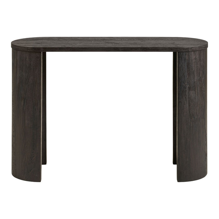 Tavolo Consolle Bibione, Nero, MDF, 114x38x75 cm, Seven Design