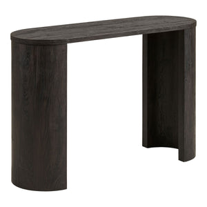 Tavolo Consolle Bibione, Nero, MDF, 114x38x75 cm, Seven Design
