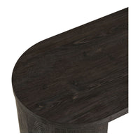 Tavolo Consolle Bibione, Nero, MDF, 114x38x75 cm, Seven Design