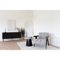 Madia Kyoto, Nero, Legno, 150x40x74 cm, Seven Design