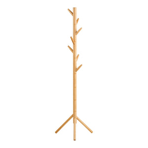 Appendiabiti da Terra Wanaka, Marrone, Bamboo, 50x50x163 cm, Seven Design