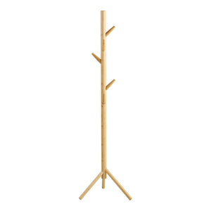 Appendiabiti da Terra Wanaka, Marrone, Bamboo, 50x50x163 cm, Seven Design