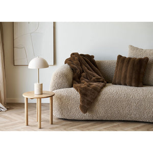 Cuscino Decorativo Galena, Marrone, Poliestere, 45x45x5 cm, Seven Design