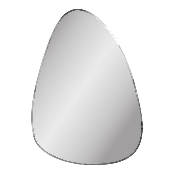 Specchio con Cornice Devonport, Argento, Vetro, 70x2x100 cm, Seven Design