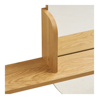 Specchio senza Cornice Barco, Argento, Vetro, 92x15x94,5 cm, Seven Design