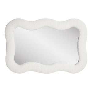 Specchio con Cornice Bosaro, Bianco, Vetro, 54x5x80 cm, Seven Design